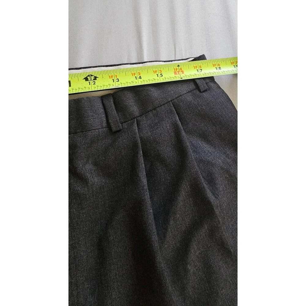 Vintage Lauren Ralph Lauren Men’s 36x32 Gray Wool Dress Pants Pleated Cuffed